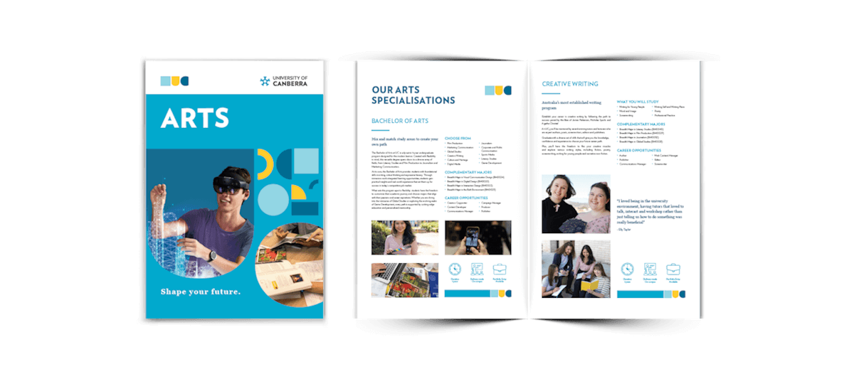 Bachelor of Business online course brochure